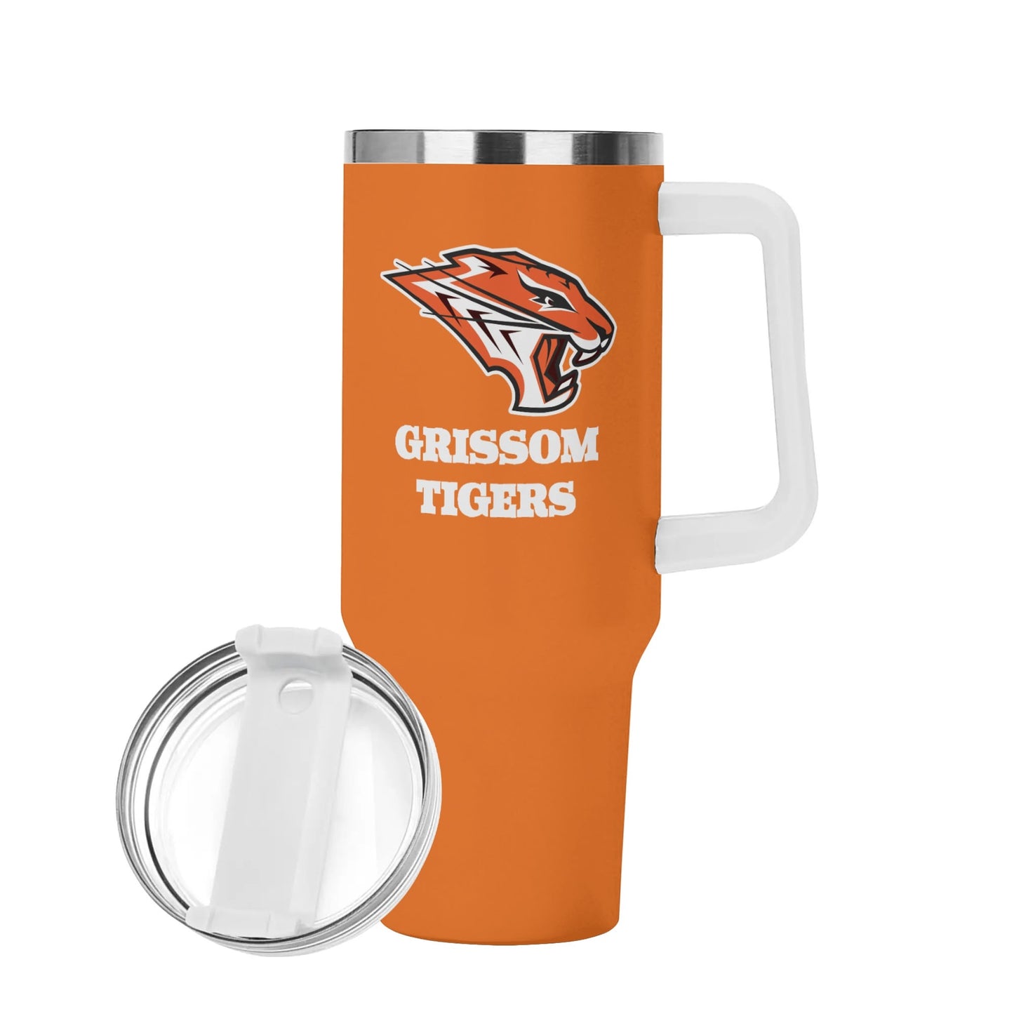 Grissom Tigers 40oz Stainless Steel Tumbler