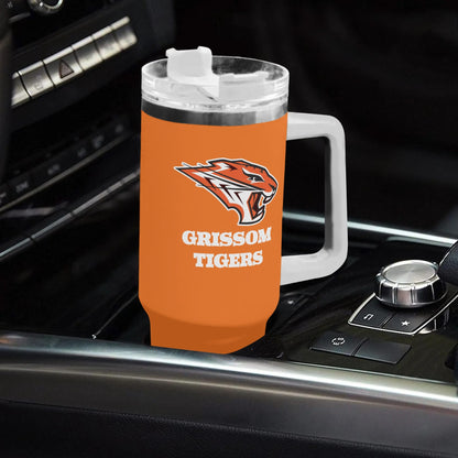 Grissom Tigers 40oz Stainless Steel Tumbler