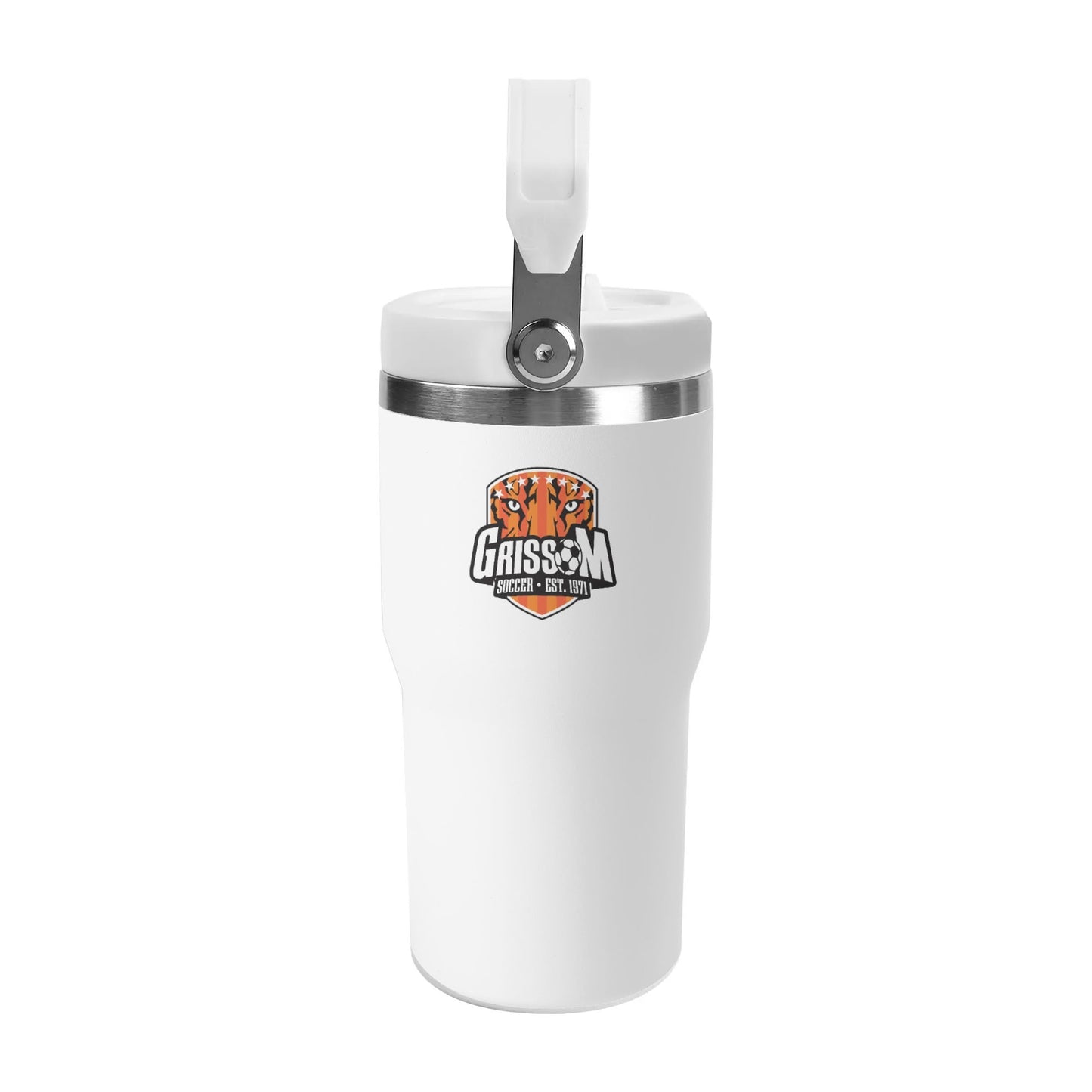 Grissom Soccer 20oz Stainless Steel Water Bottle