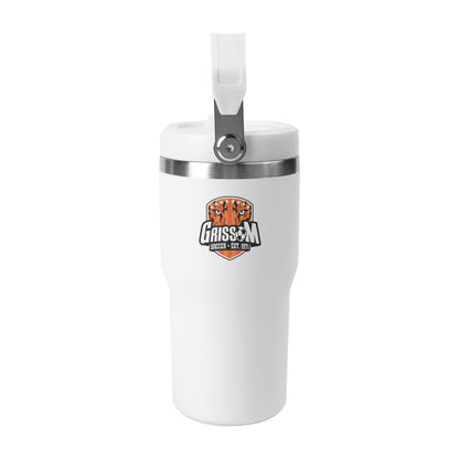 Grissom Soccer 20oz Stainless Steel Water Bottle