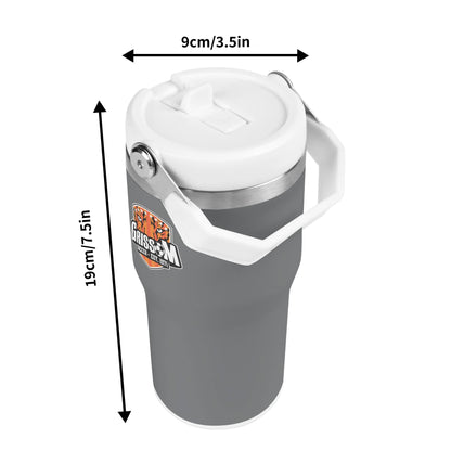 Grissom Soccer 20oz Stainless Steel Water Bottle