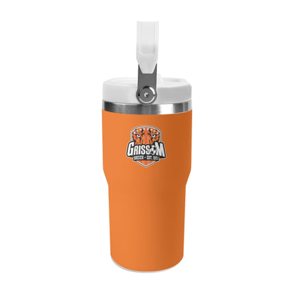 Grissom Soccer 20oz Stainless Steel Water Bottle