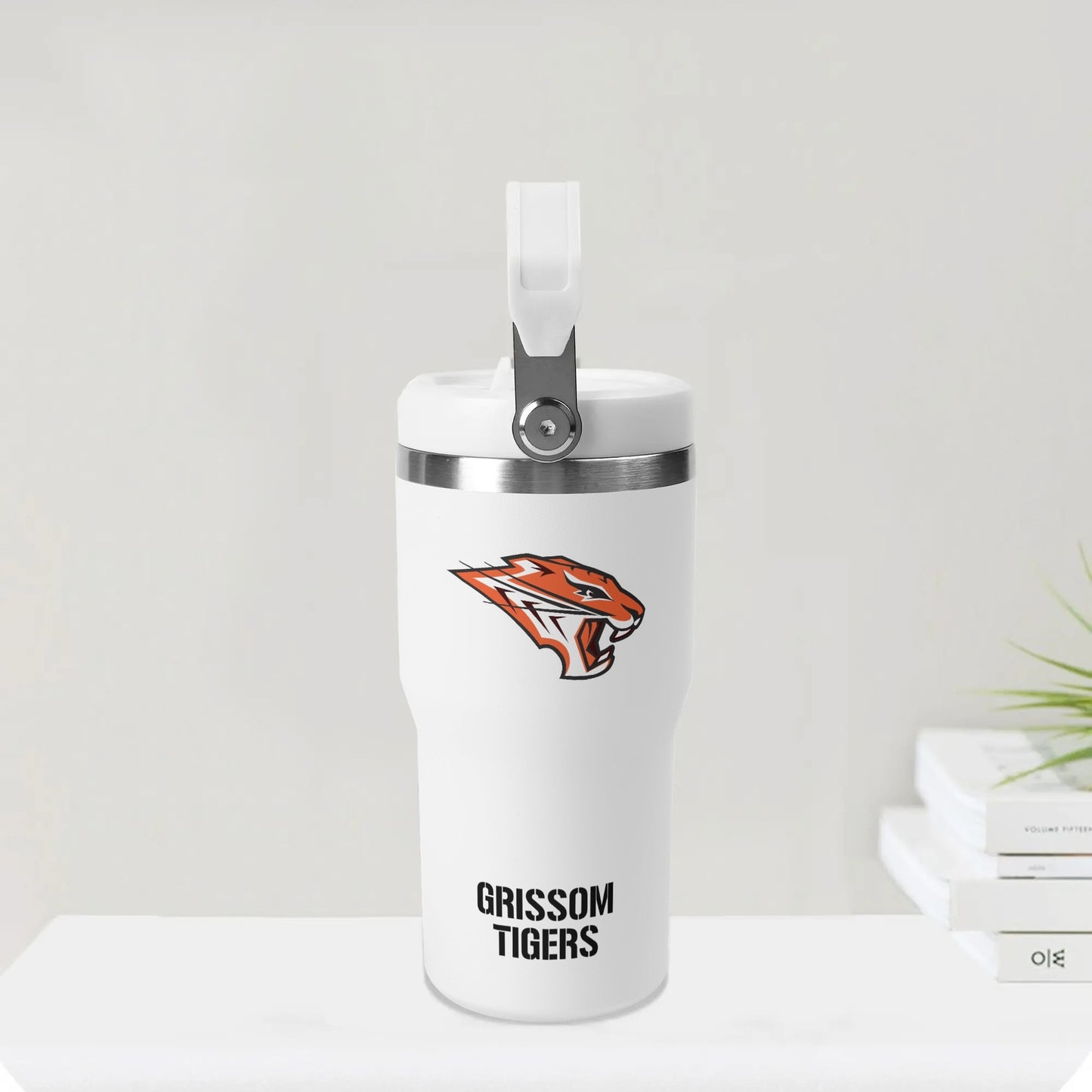 Grissom Tigers 20oz Stainless Steel Water Bottle