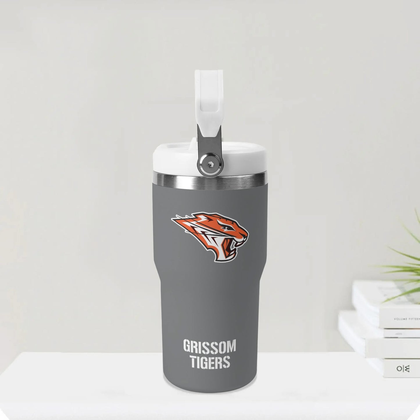 Grissom Tigers 20oz Stainless Steel Water Bottle