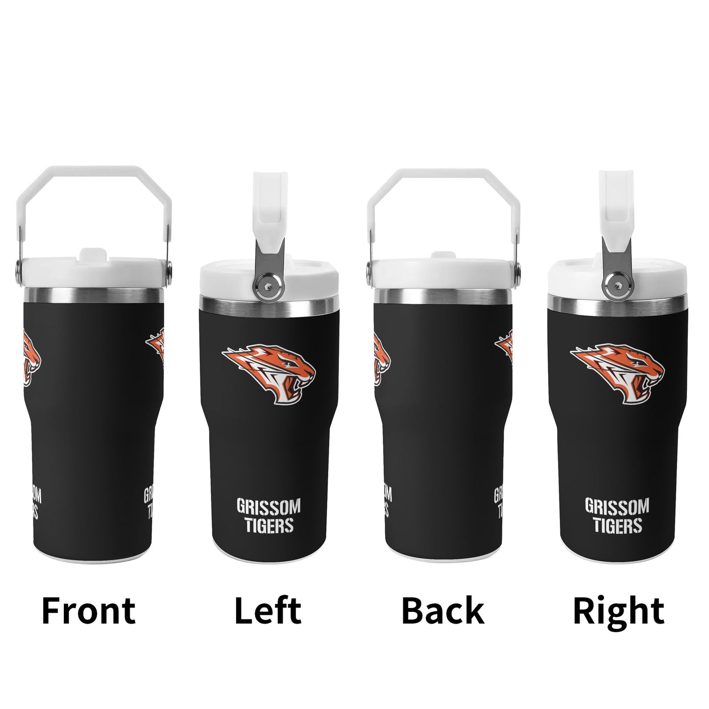 Grissom Tigers 20oz Stainless Steel Water Bottle