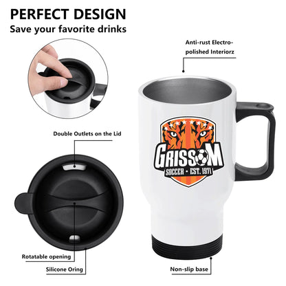 Grissom Soccer Logo Coffee Mug (14 oz)