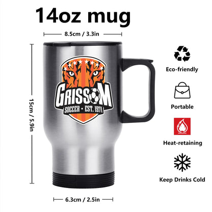 Grissom Soccer Logo Coffee Mug (14 oz)