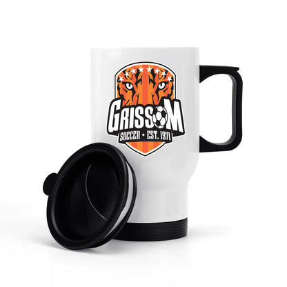 Grissom Soccer Logo Coffee Mug (14 oz)