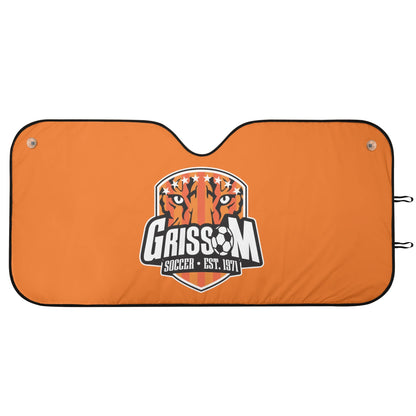 Grissom Soccer Logo Car Auto Sun Shade