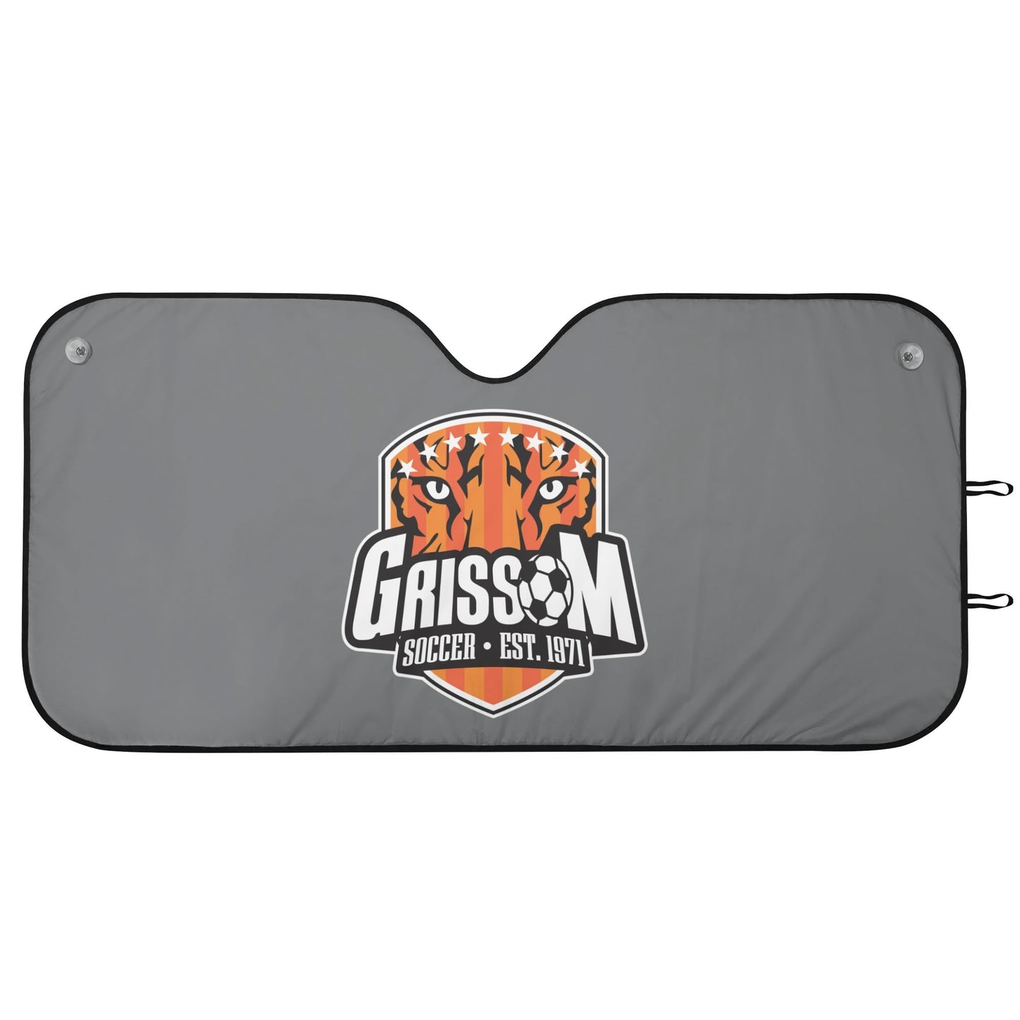 Grissom Soccer Logo Car Auto Sun Shade