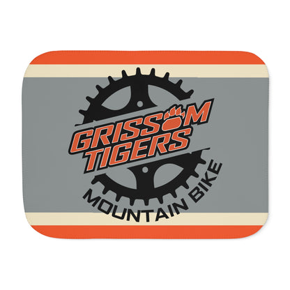 Grissom Mountain Bike Orange/Gray SHERPA Blanket