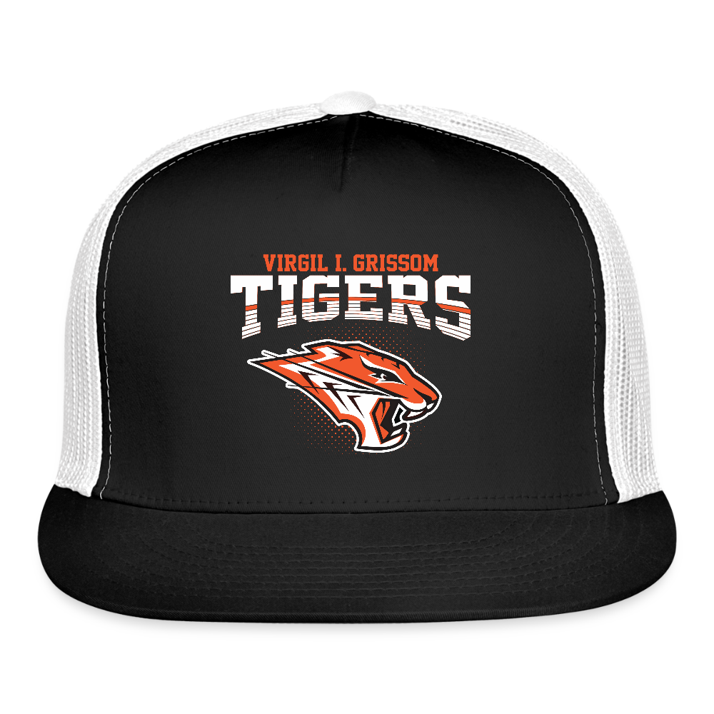 Grissom Tigers Trucker Hat - black/white