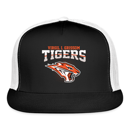 Grissom Tigers Trucker Hat - black/white