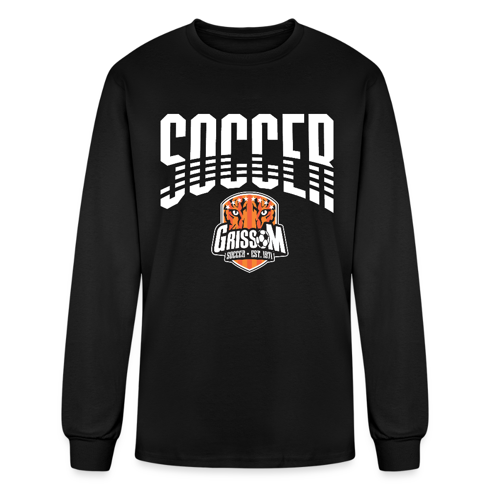 Grissom Soccer Logo - black