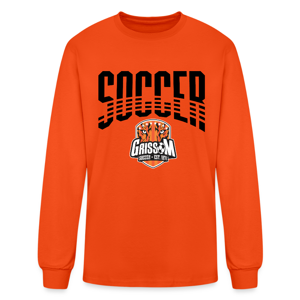 Grissom Soccer Logo (cuffs) - orange