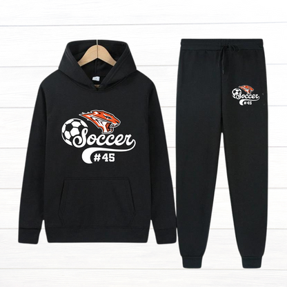 Tigers Custom Number 2pc Hoodie/Sweatpants