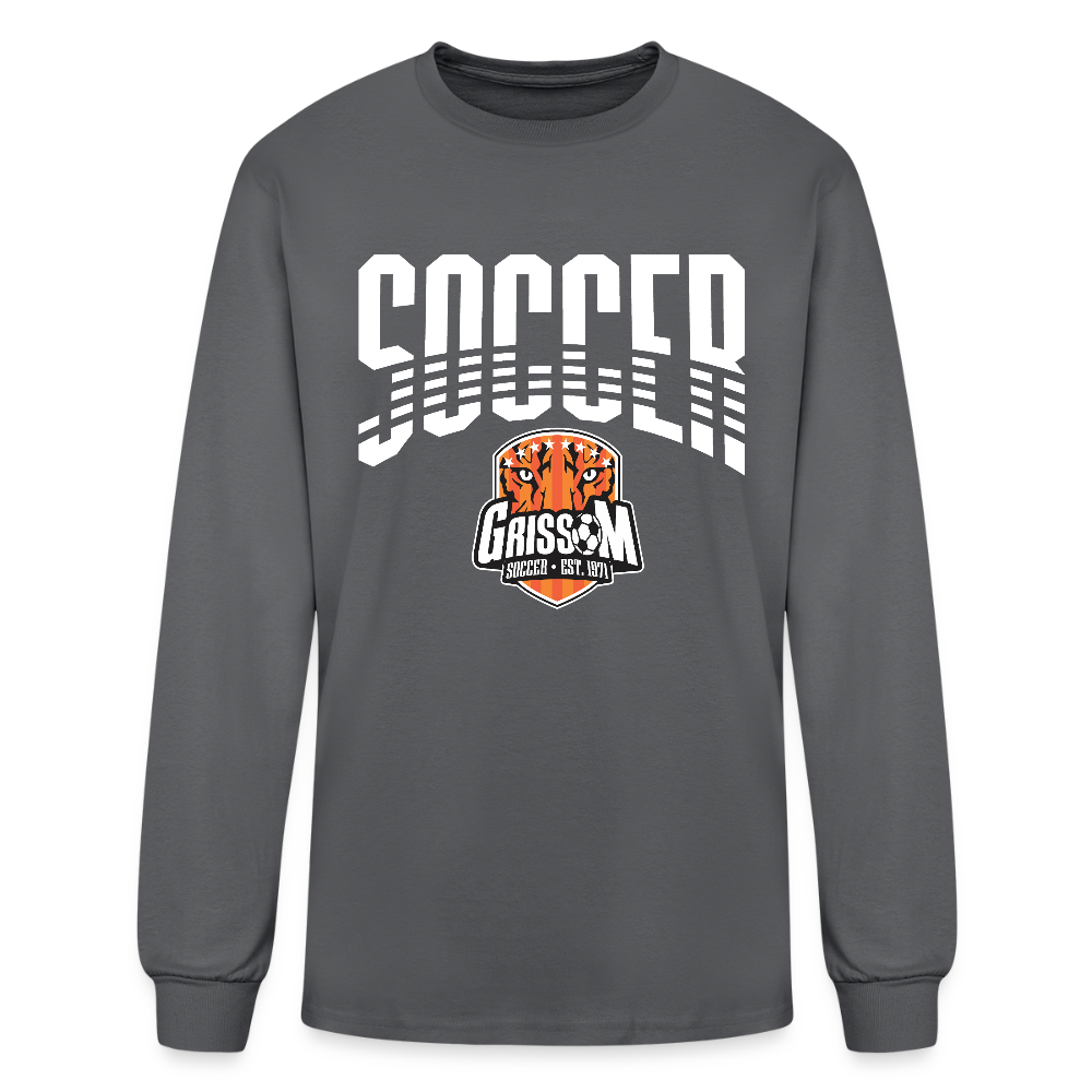 Grissom Soccer Logo - charcoal