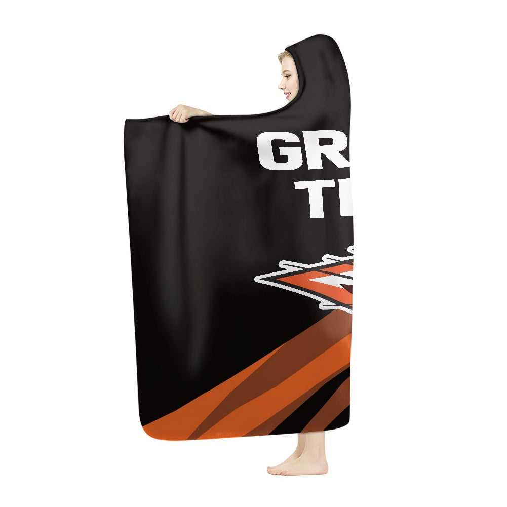 Grissom Tiger Hooded Blanket