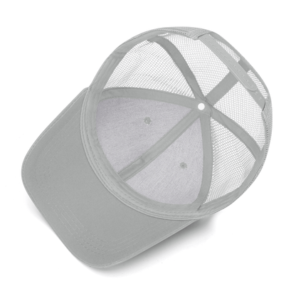 Grissom Tigers Logo Grid Mesh Baseball Cap