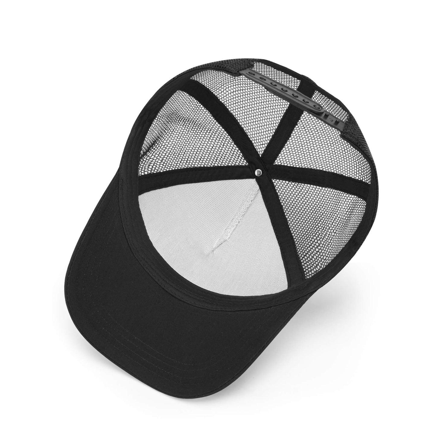 Grissom Men's Soccer Printed Logo Mesh White Baseball Cap