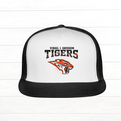 Grissom Tigers Print Logo Trucker Hat