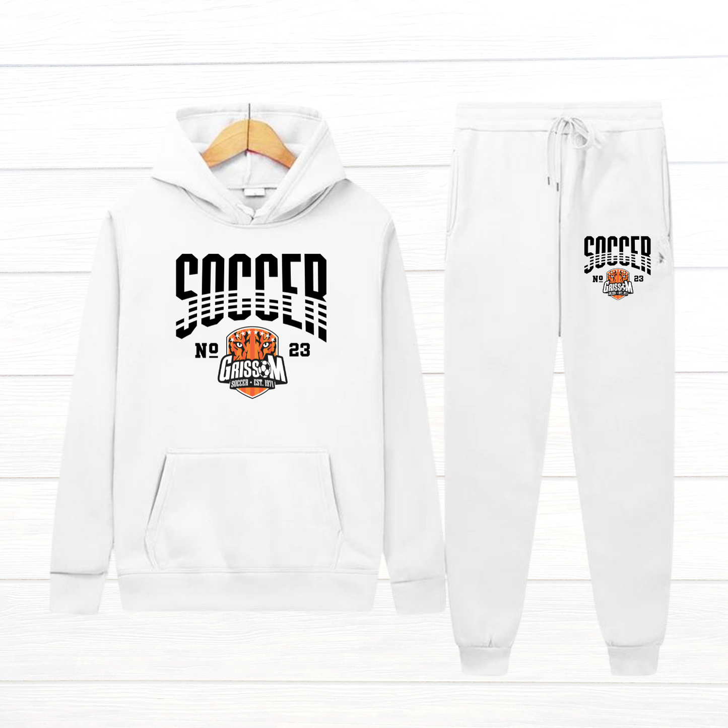 Grissom Custom Number 2pc Hoodie/Sweatpants