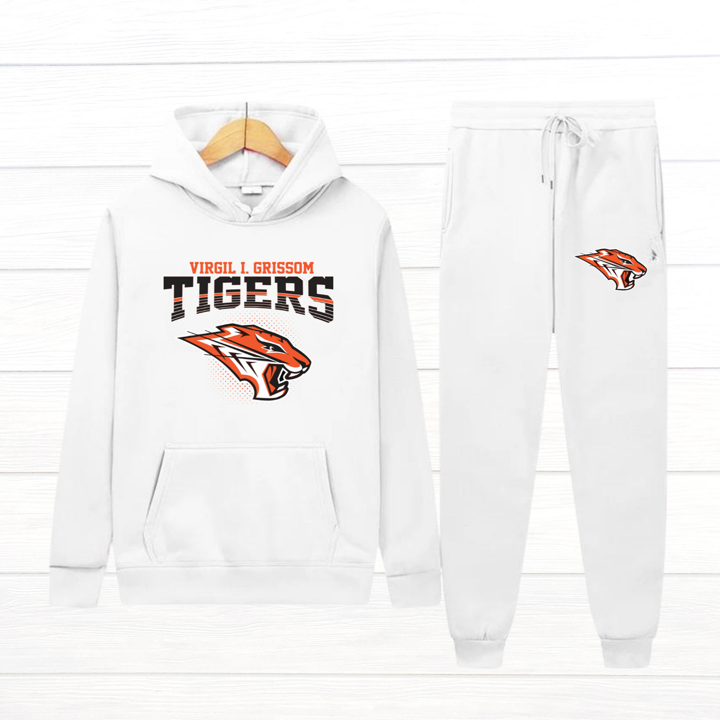 Grissom Tiger Logo 2pc Hoodie/Sweatpants