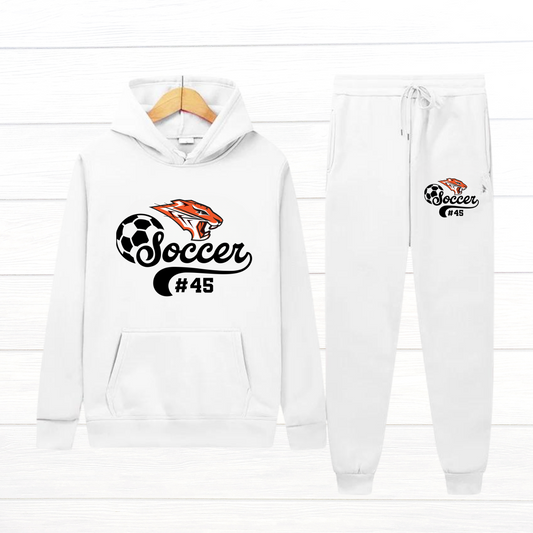 Tigers Custom Number 2pc Hoodie/Sweatpants