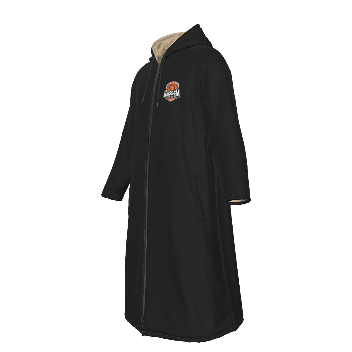 Soccer Logo Fleece Jacket (Black)