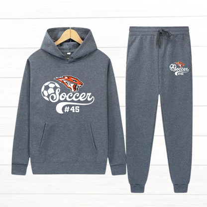 Tigers Custom Number 2pc Hoodie/Sweatpants