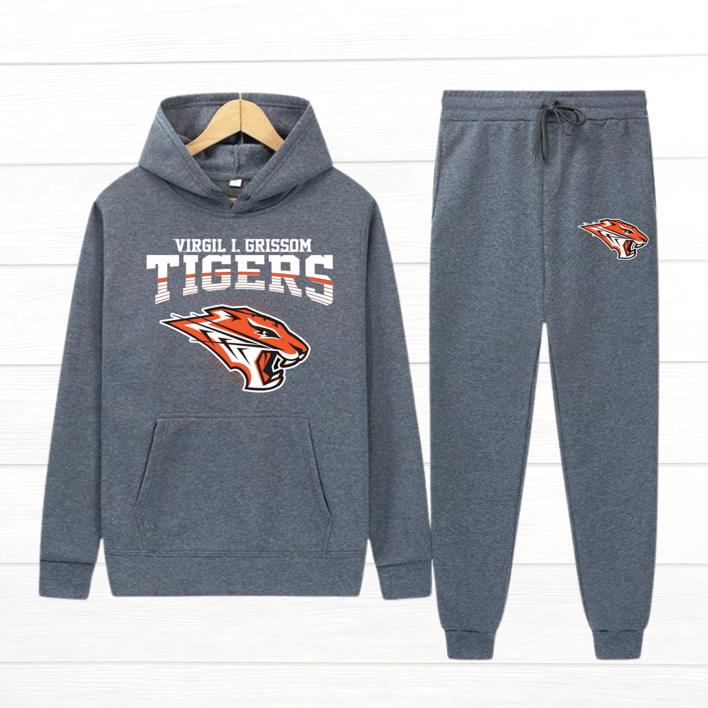 Grissom Tiger Logo 2pc Hoodie/Sweatpants