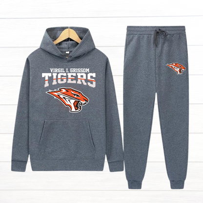 Grissom Tiger Logo 2pc Hoodie/Sweatpants