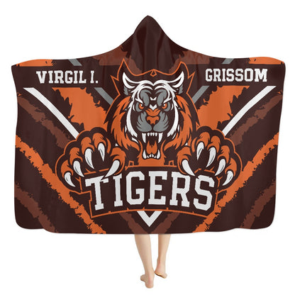 Virgil I. Grissom Brown Hooded Blanket