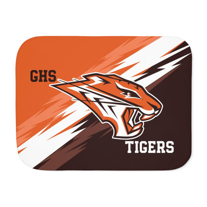 GHS Tigers Logo Velveteen Plush Blanket