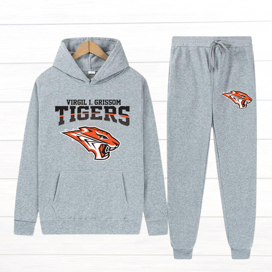 Grissom Tiger Logo 2pc Hoodie/Sweatpants