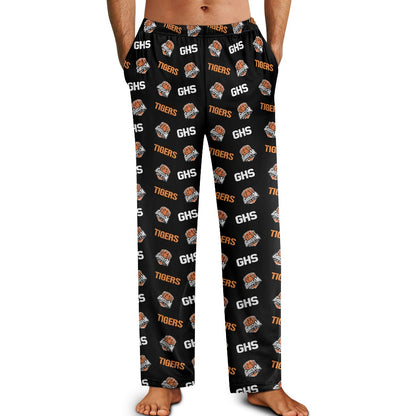 GHS Tigers Black Print Pajama Pants