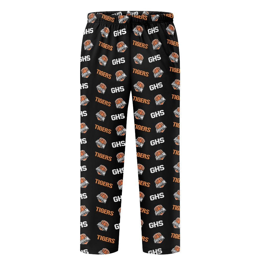 GHS Tigers Black Print Pajama Pants