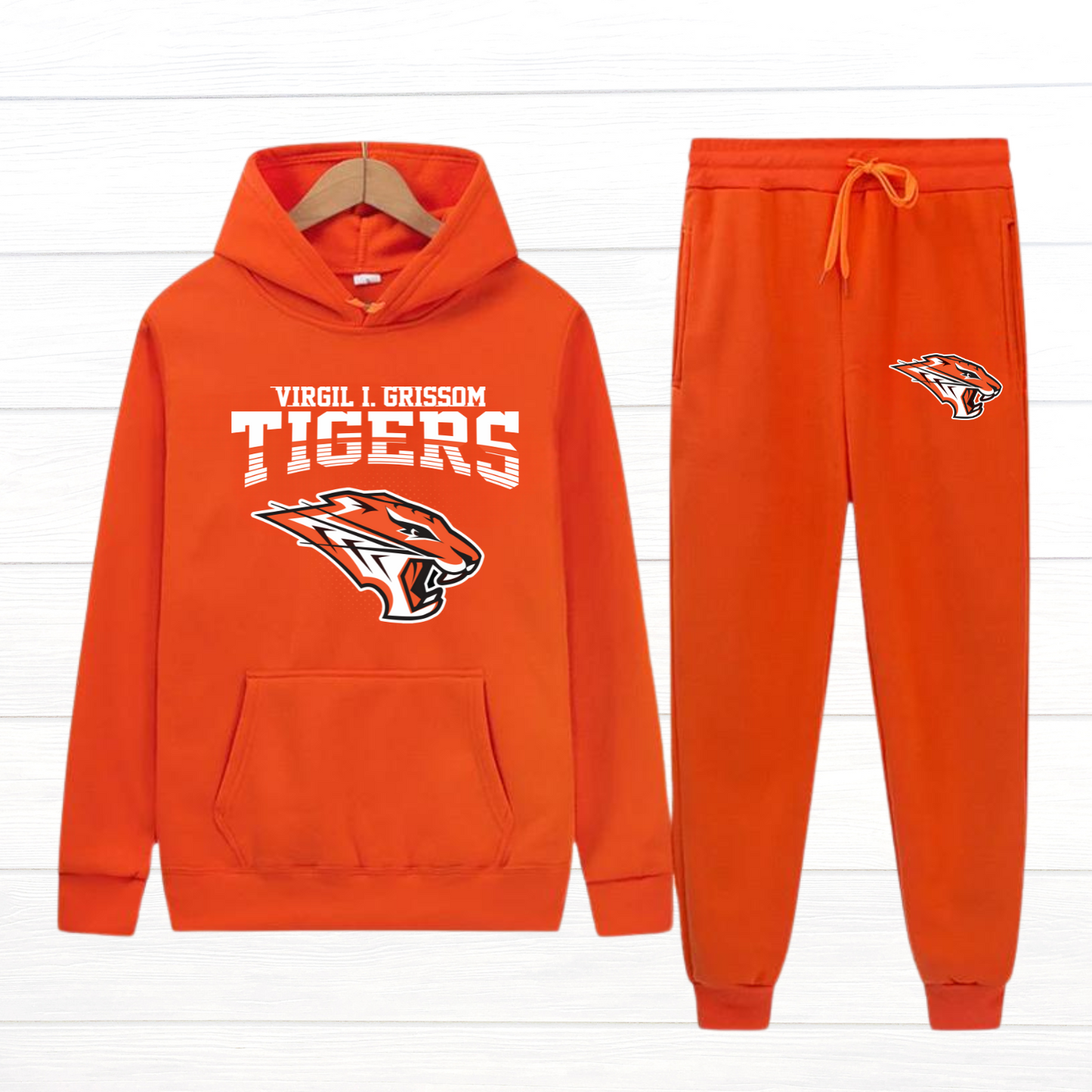 Grissom Tiger Logo 2pc Hoodie/Sweatpants