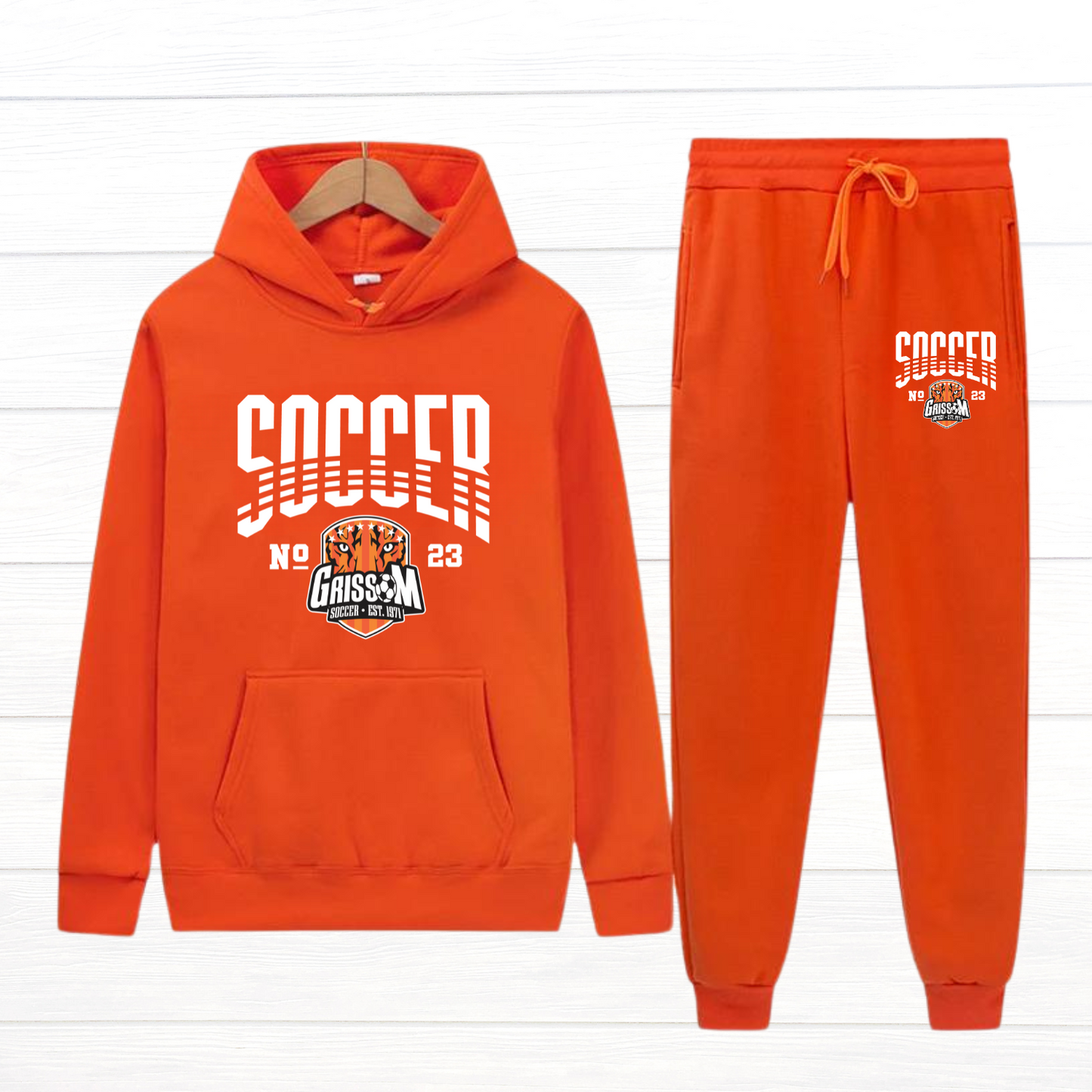 Grissom Custom Number 2pc Hoodie/Sweatpants