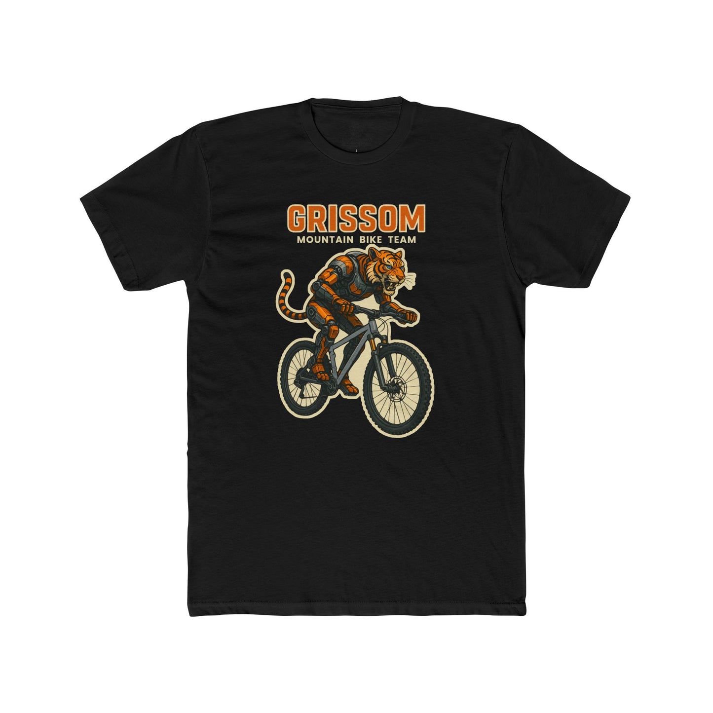 Mountain Bike Tigers Dark T-Shirt
