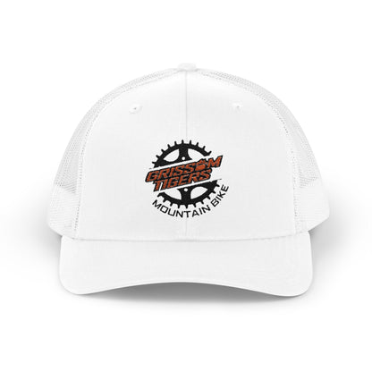 Mountain Bike Embroidered Snapback Trucker Cap