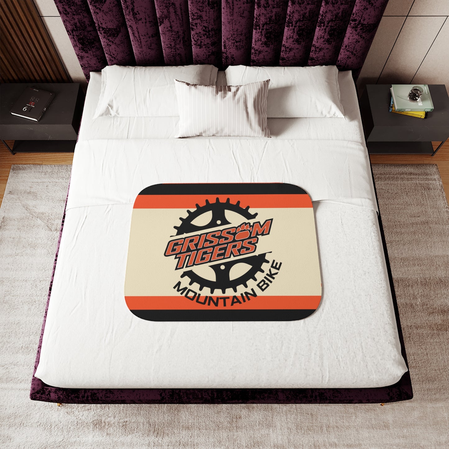 Grissom Mountain Bike Black/Beige SHERPA Blanket