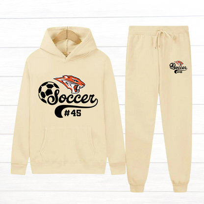 Tigers Custom Number 2pc Hoodie/Sweatpants