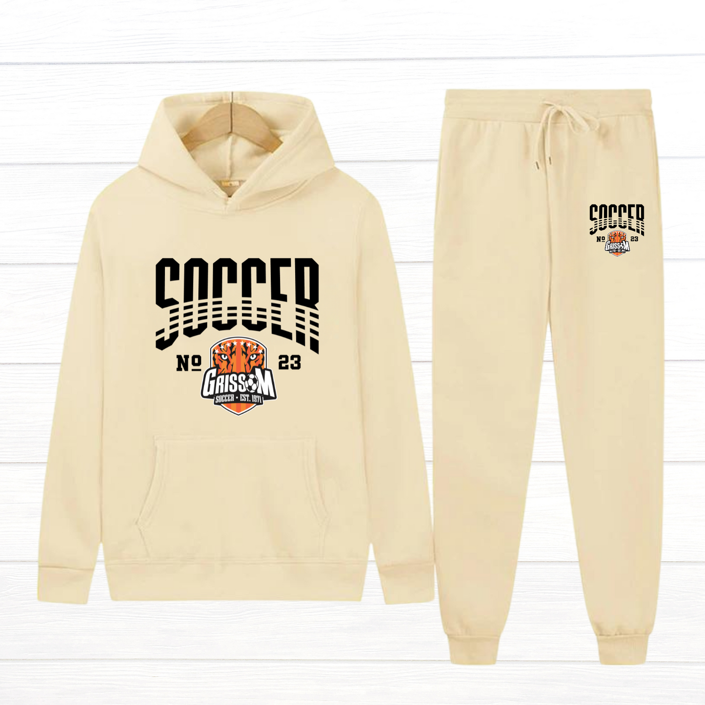 Grissom Custom Number 2pc Hoodie/Sweatpants