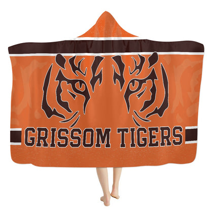 Tiger Eyes Hooded Blanket