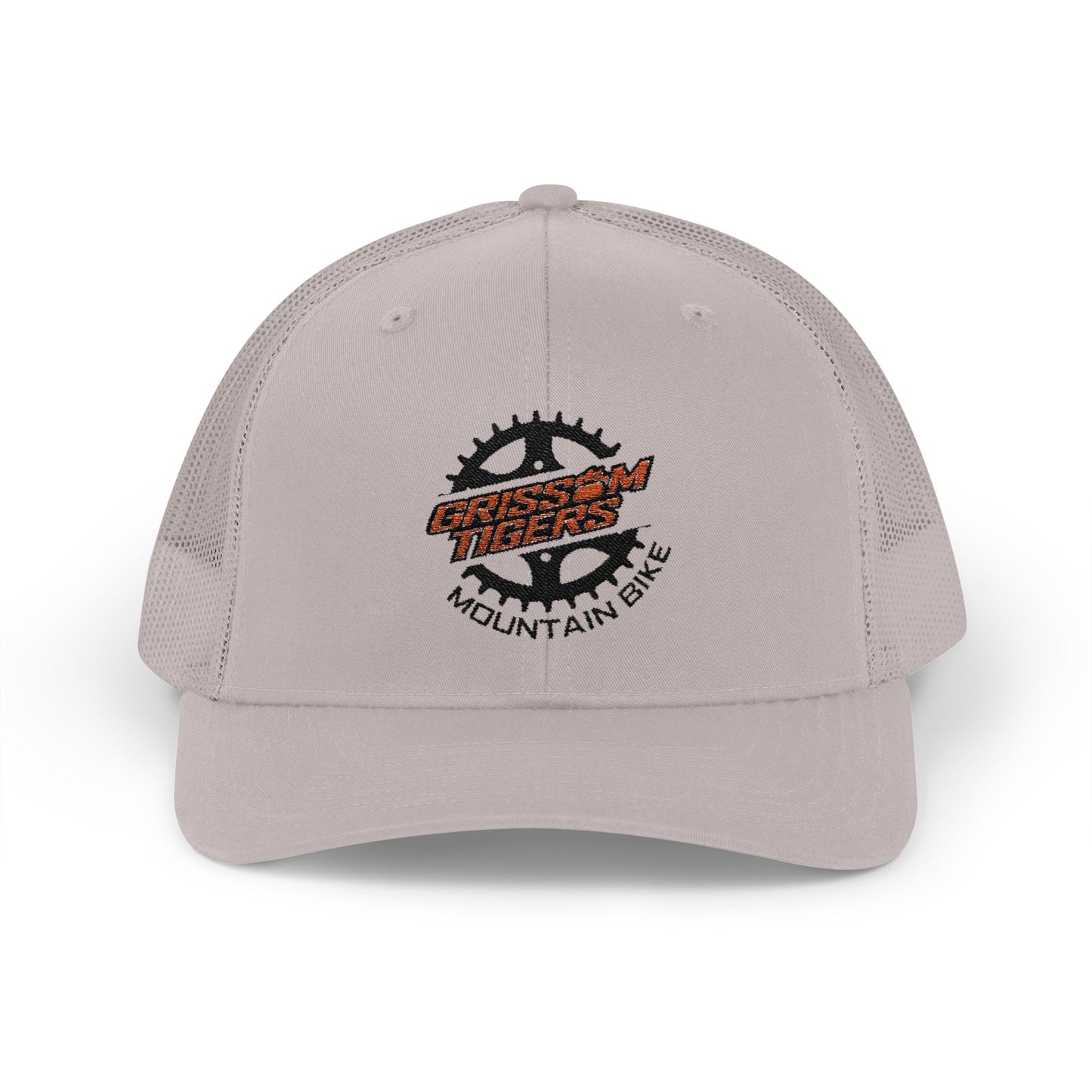 Mountain Bike Embroidered Snapback Trucker Cap