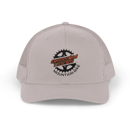Mountain Bike Embroidered Snapback Trucker Cap
