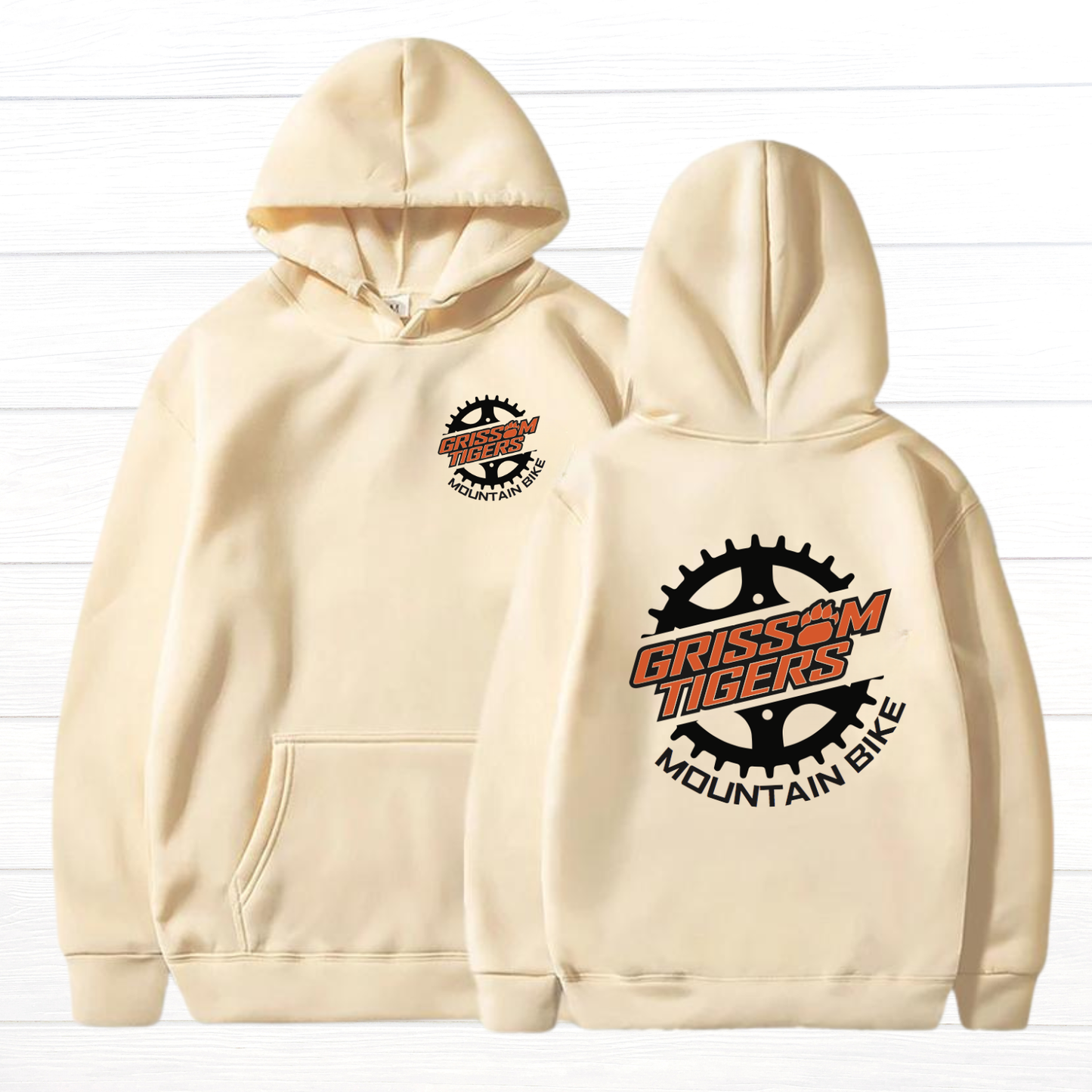 Mountain Bike Hoodies - Front/Back
