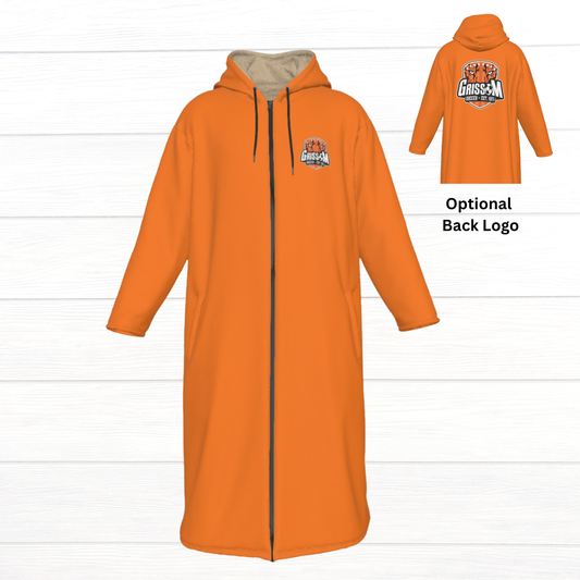 Soccer Logo Fleece Jacket (Orange)