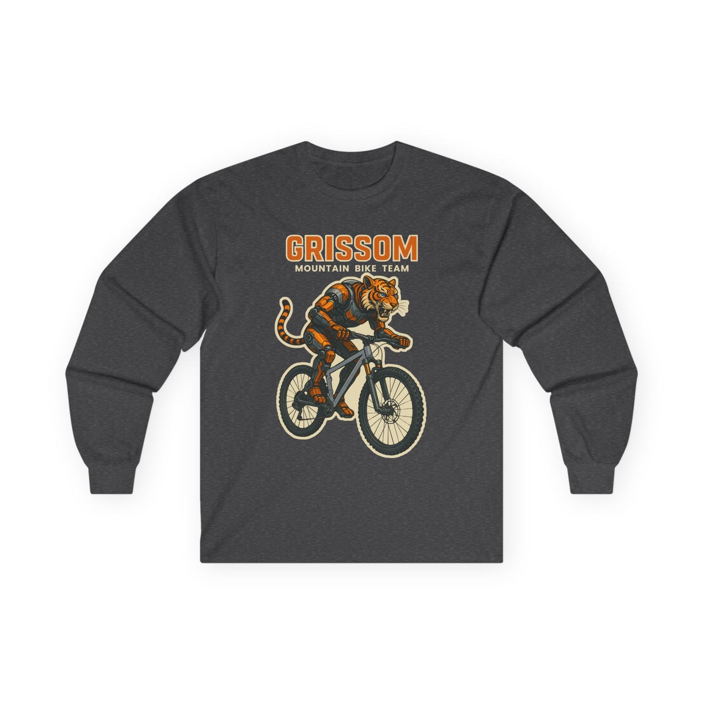 Grissom Mountain Bike Tigers Long Sleeve Tee